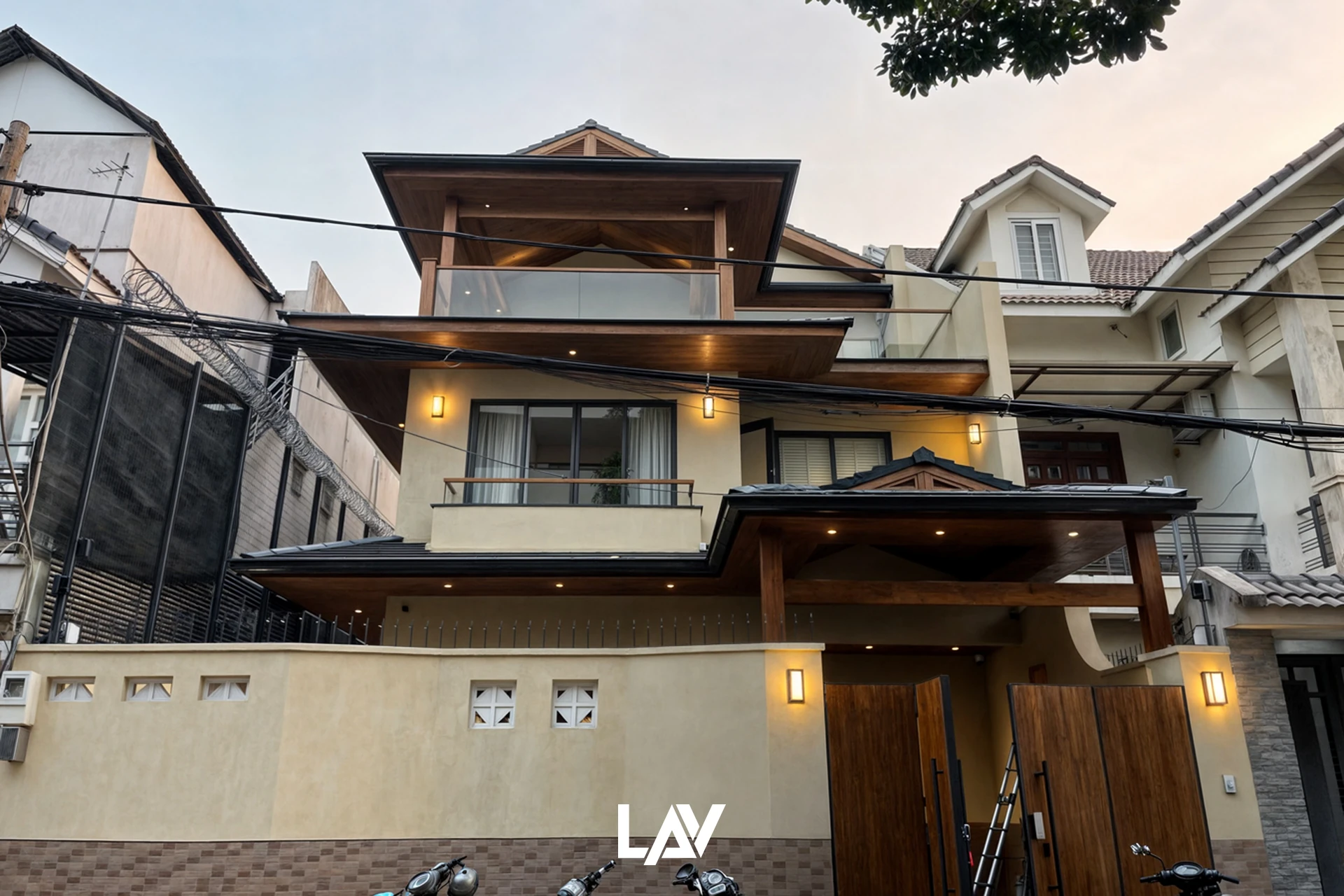 Thiết kế thi công biệt thự phong cách nhật Bình Tân, TP. HCM - LAV Design & Build
