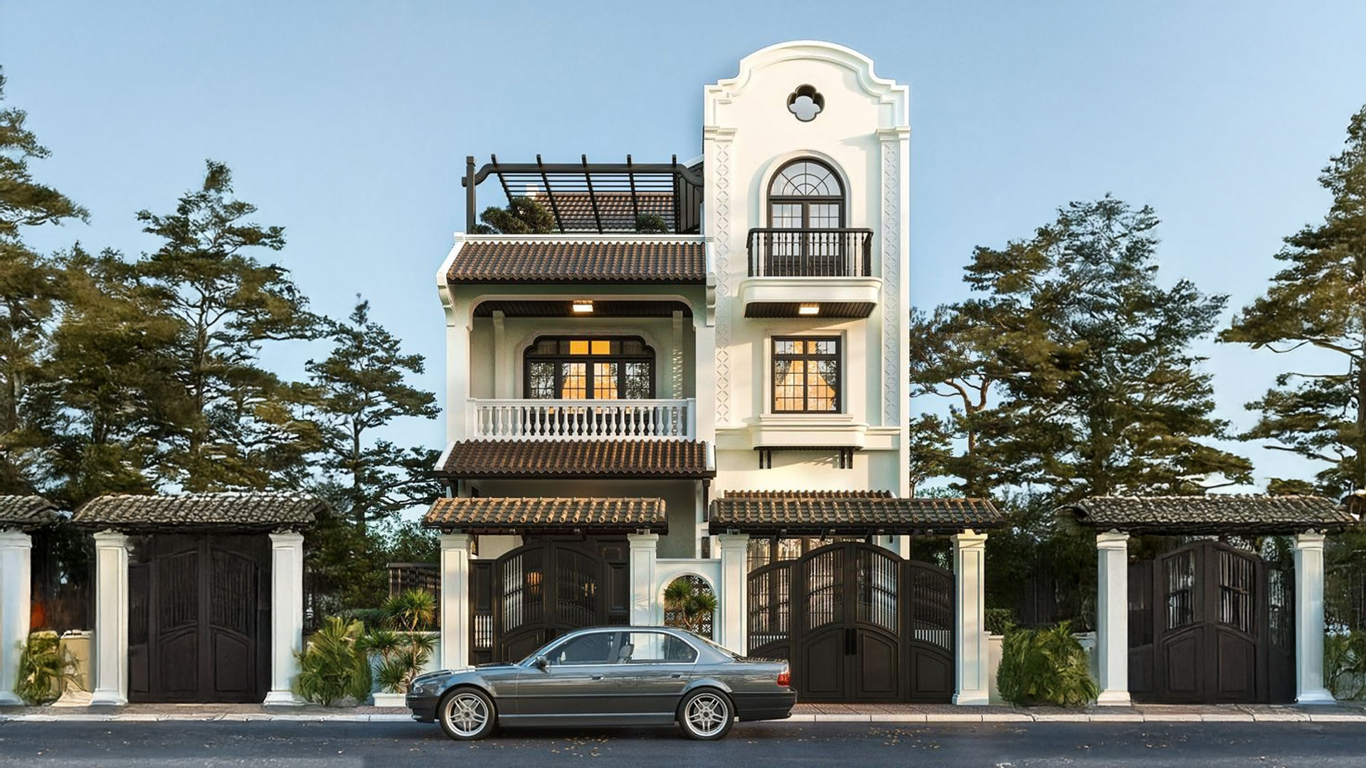 biệt thự indochine 2 tầng