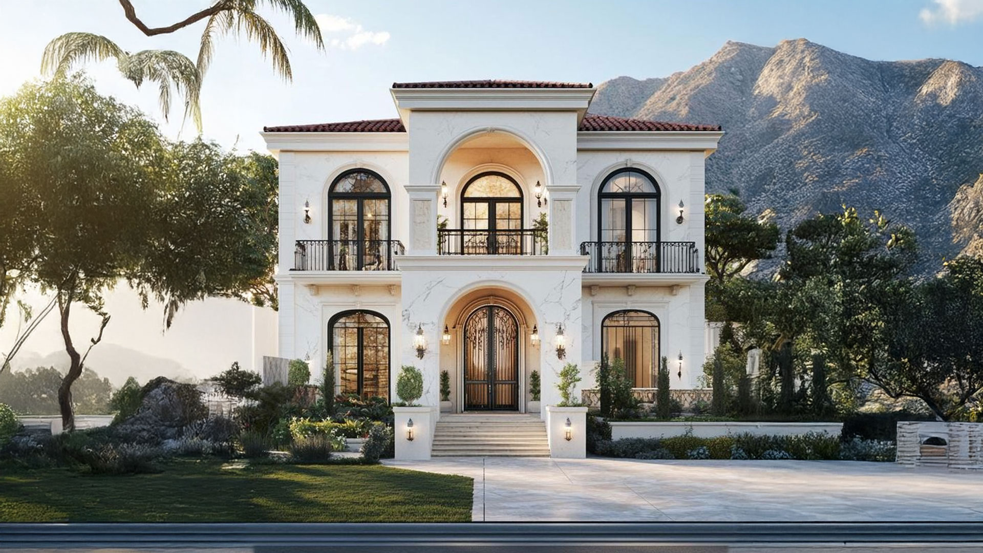biệt thự phong cách cổ điển châu âu