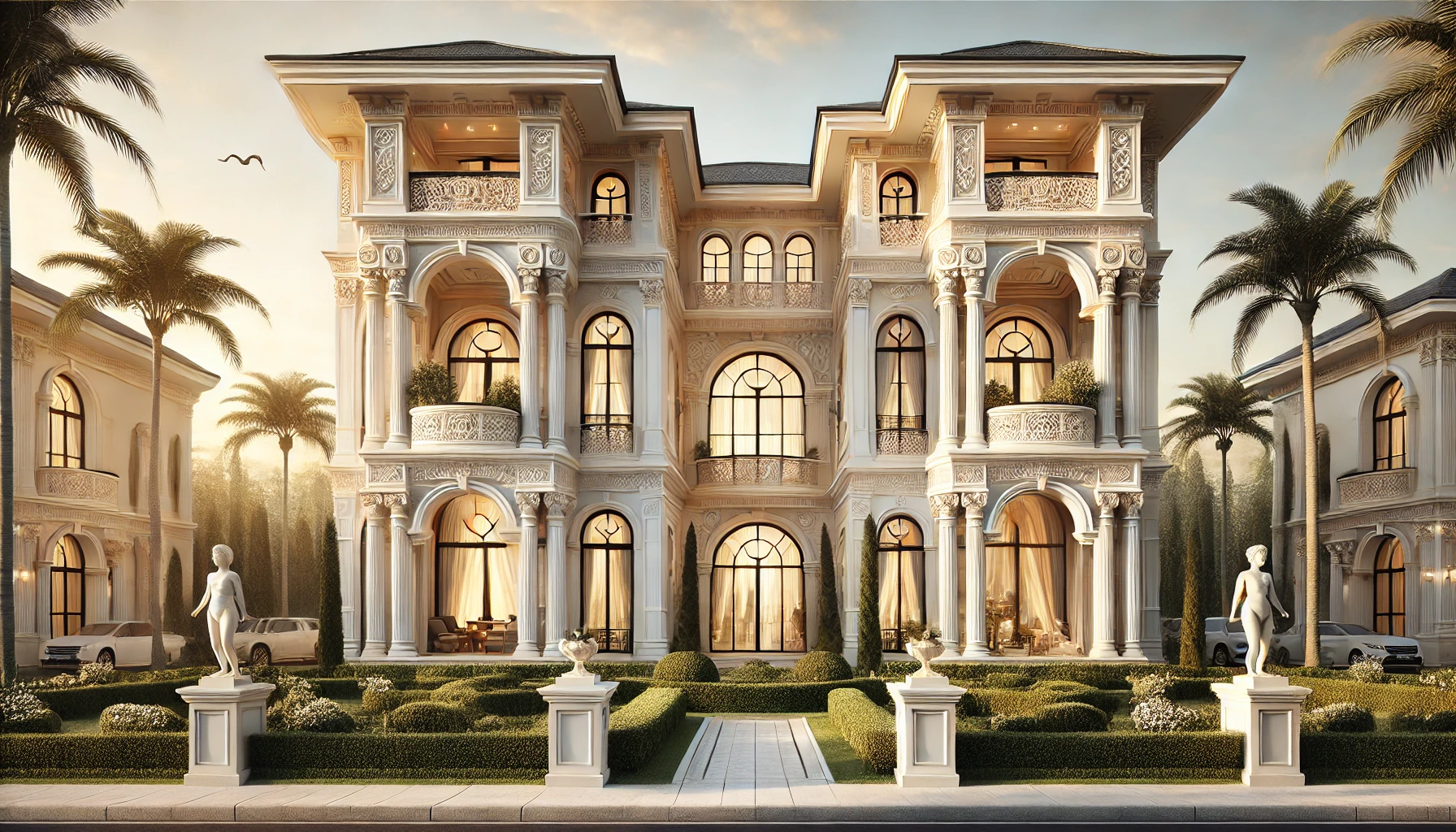 biệt thự tân cổ điển 2 mặt tiền