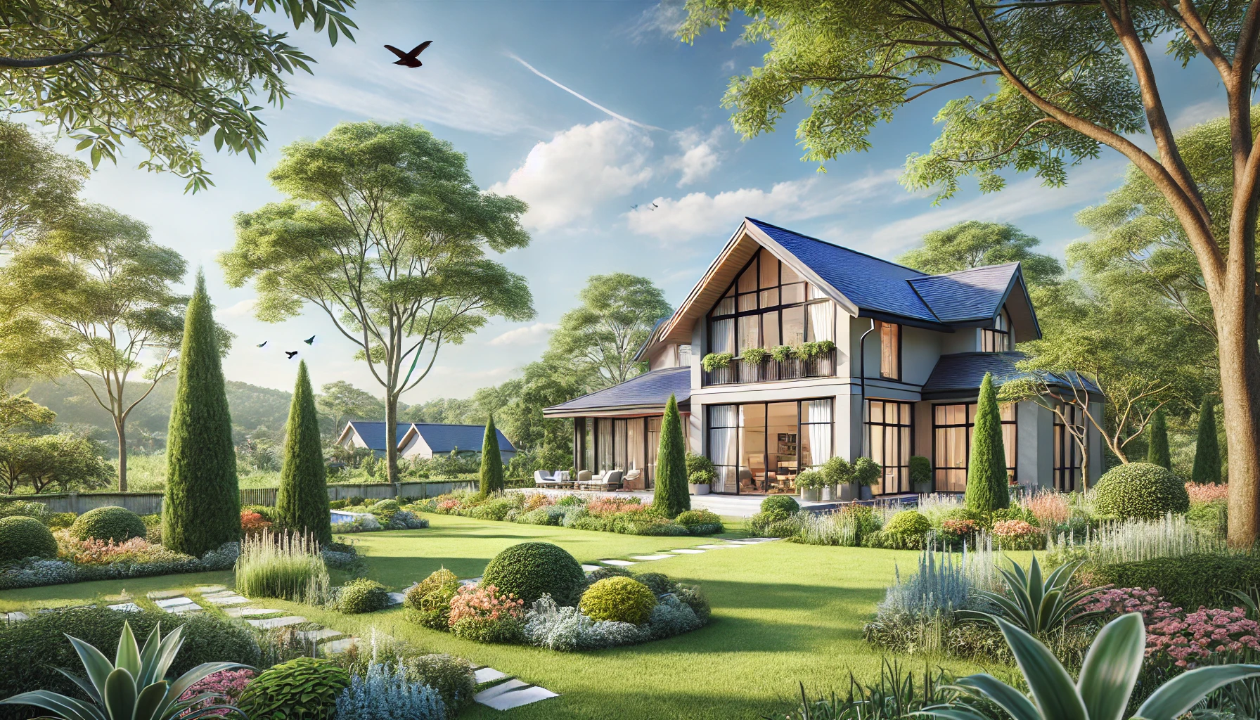 biệt thự vườn 1 tầng