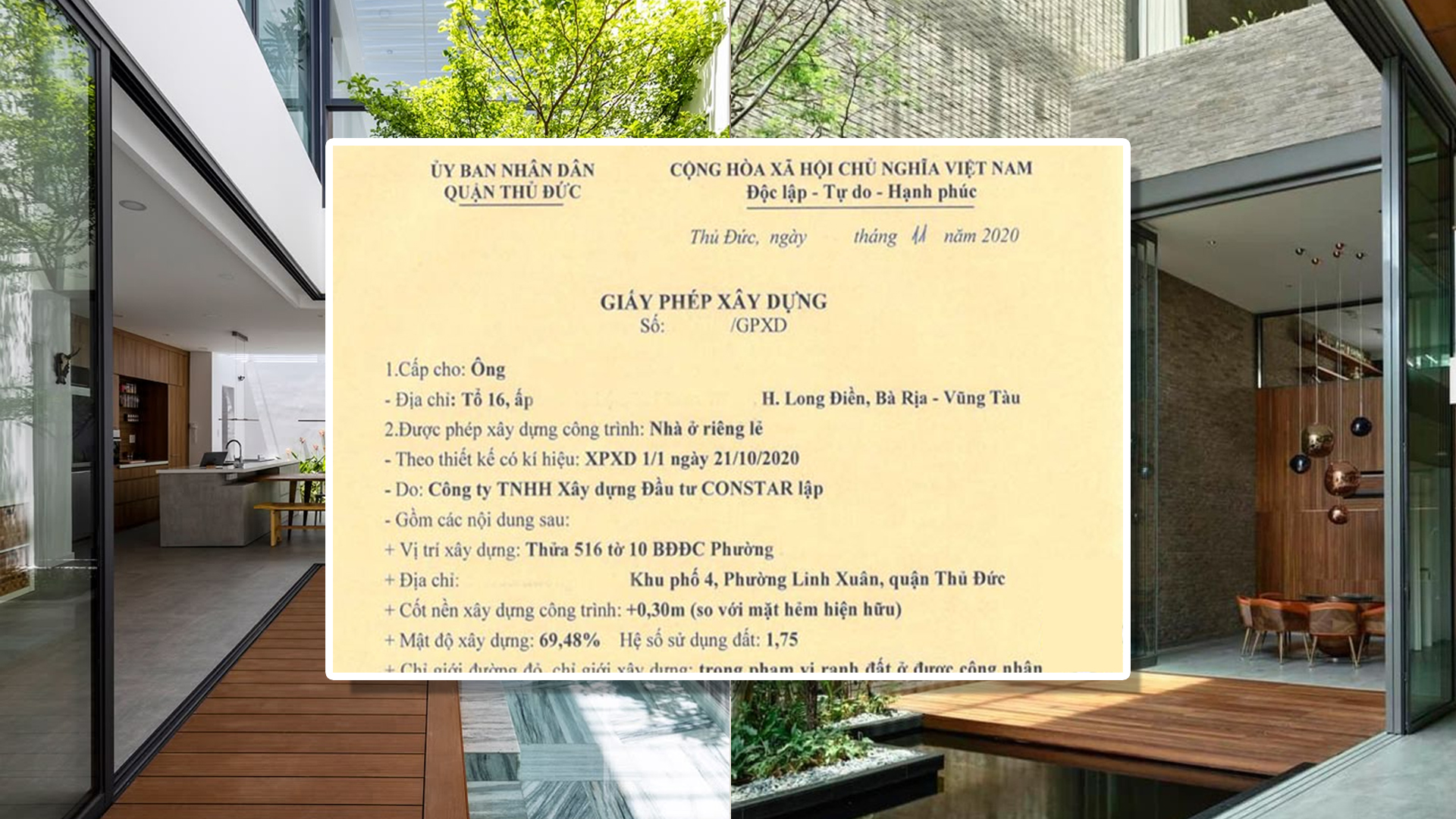 giấy phép xây dựng