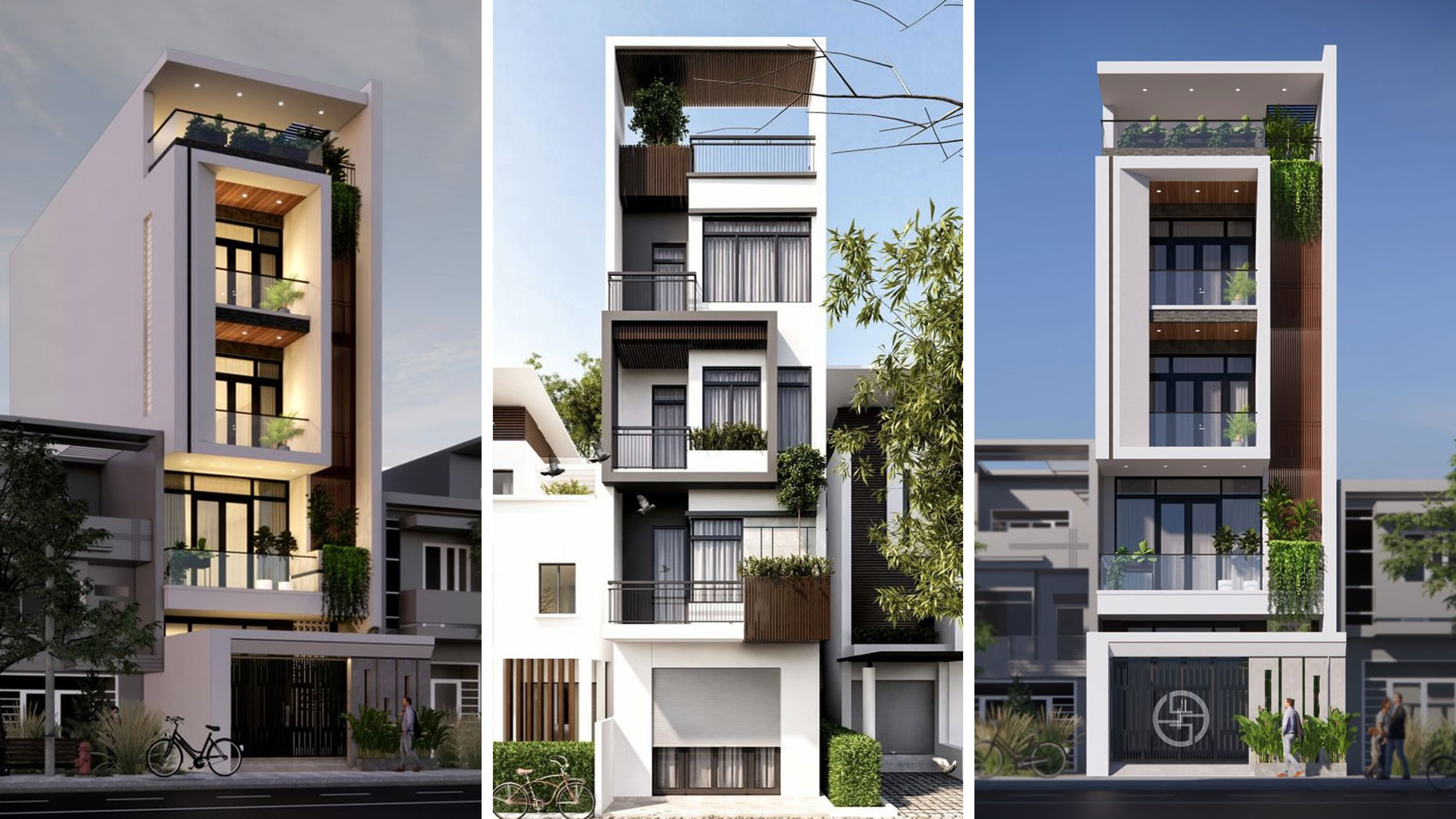 nhà phố 5x20 4 tầng
