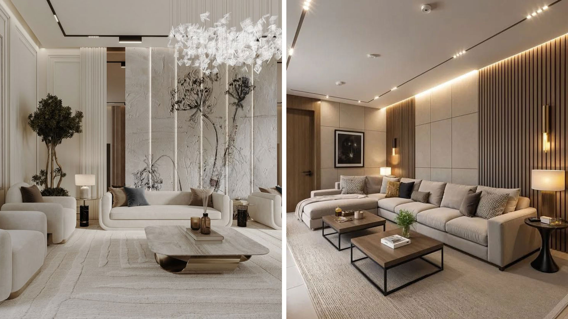 nội thất chung cư 2 phòng ngủ phong cách tân cổ điển