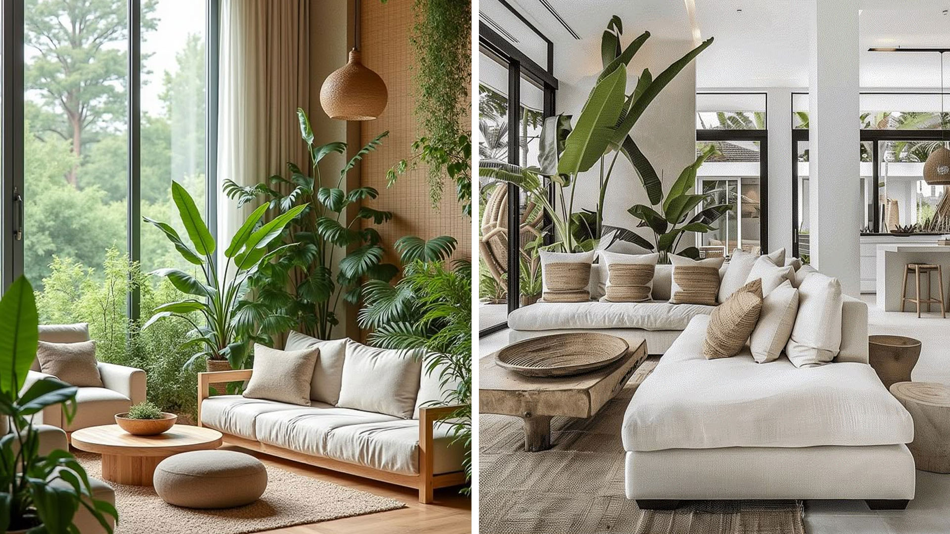 nội thất chung cư phong cách nhiệt đới tropical