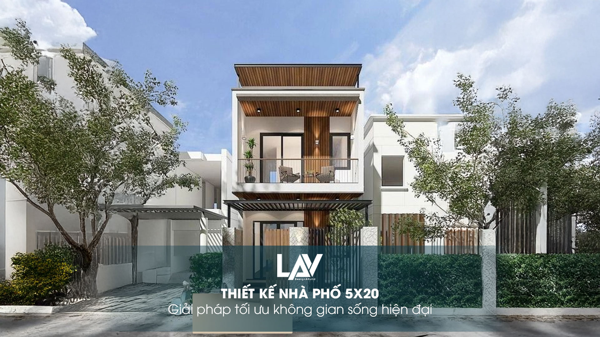 thiết kế nhà phố 5x20m