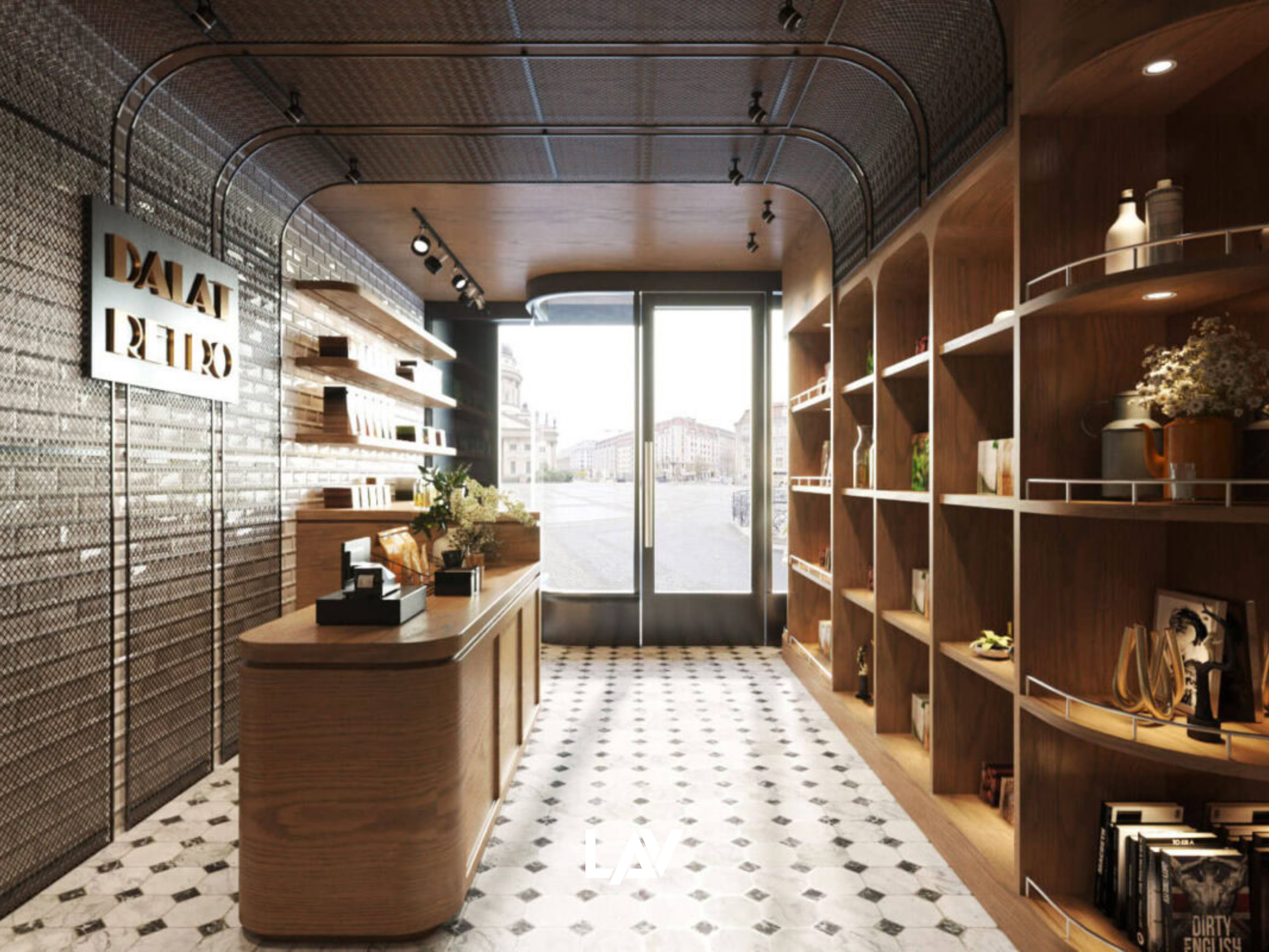 Showroom phong cách vintage/retro