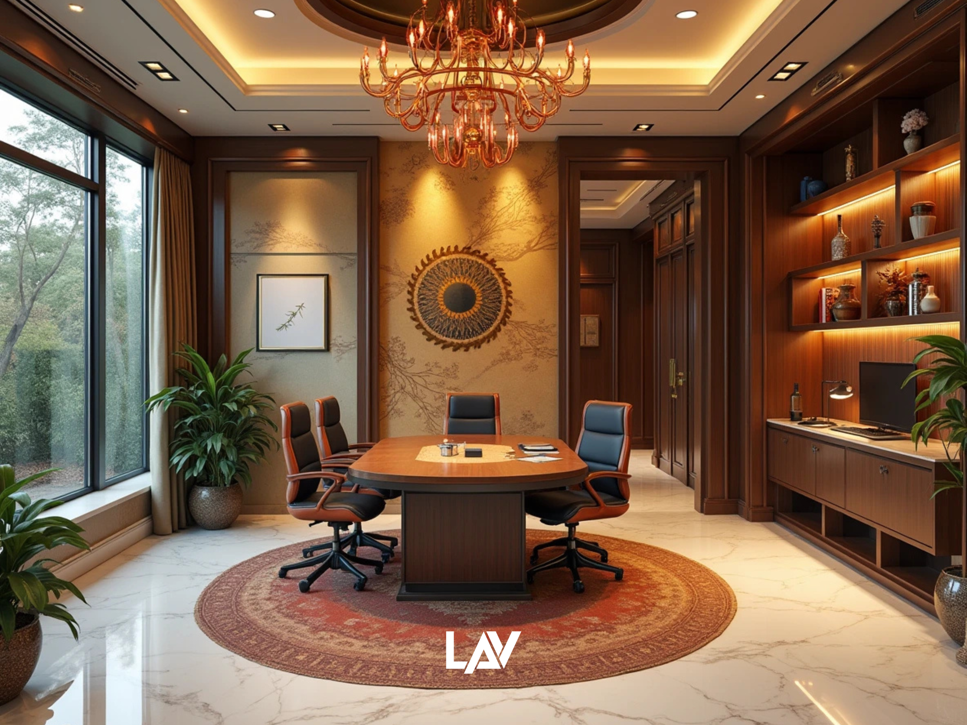 Văn phòng phong cách Luxury