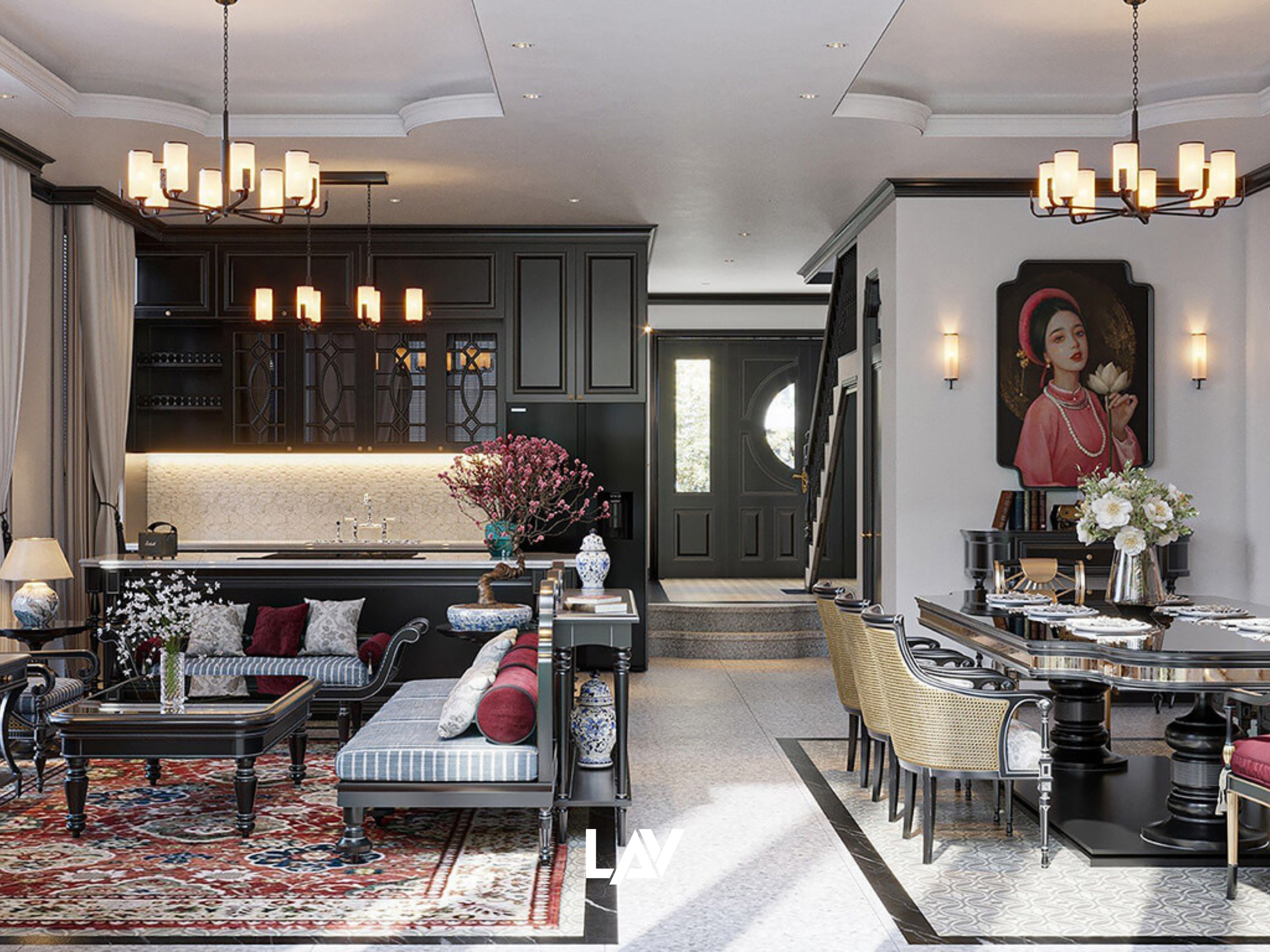 Thiết kế biệt thự phong cách Indochine
