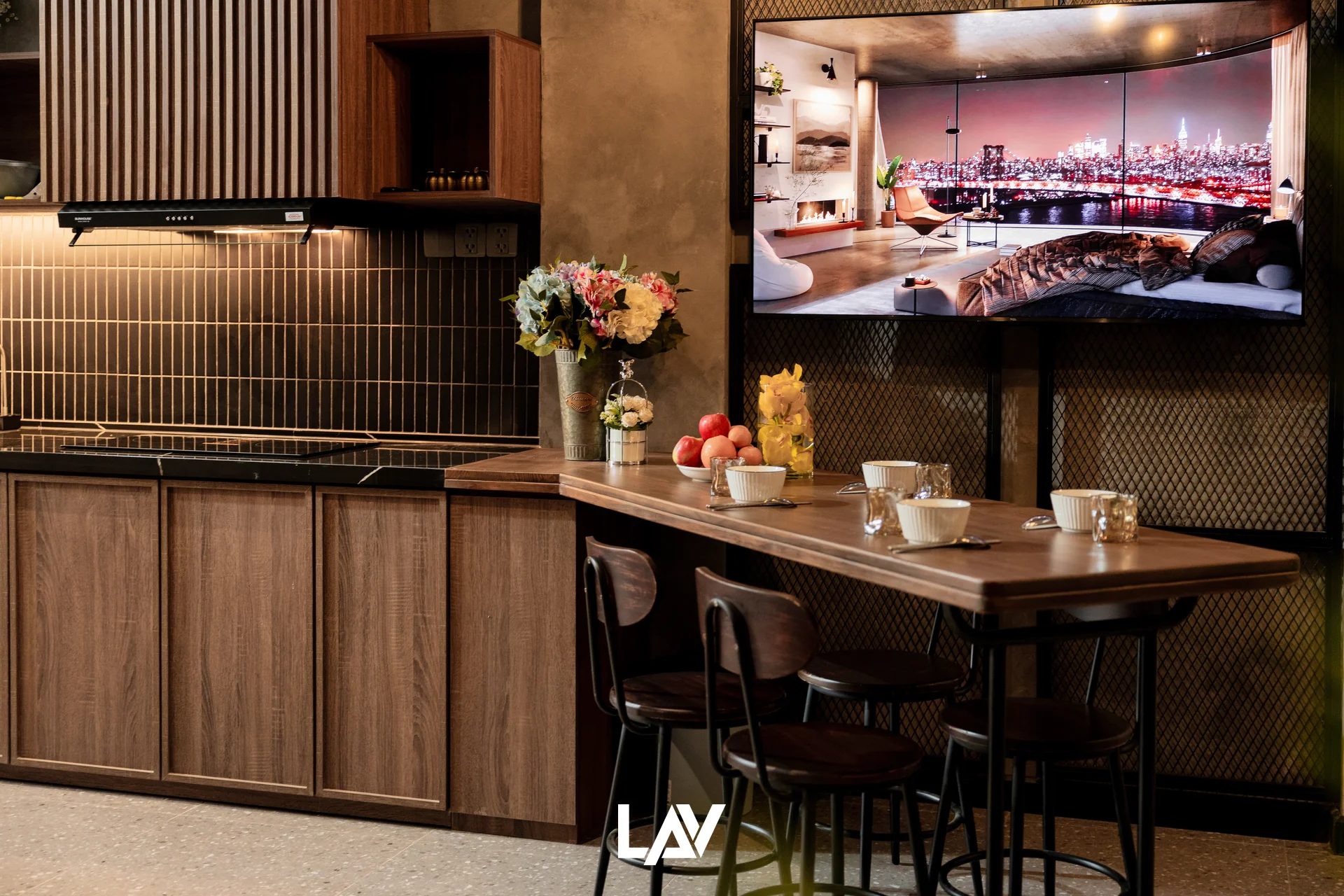 Căn hộ Phong cách industry - Thiết kế thi công khách sạn Delusan Bùi Thị Xuân Đà Lạt - bởi LAV Design & Build