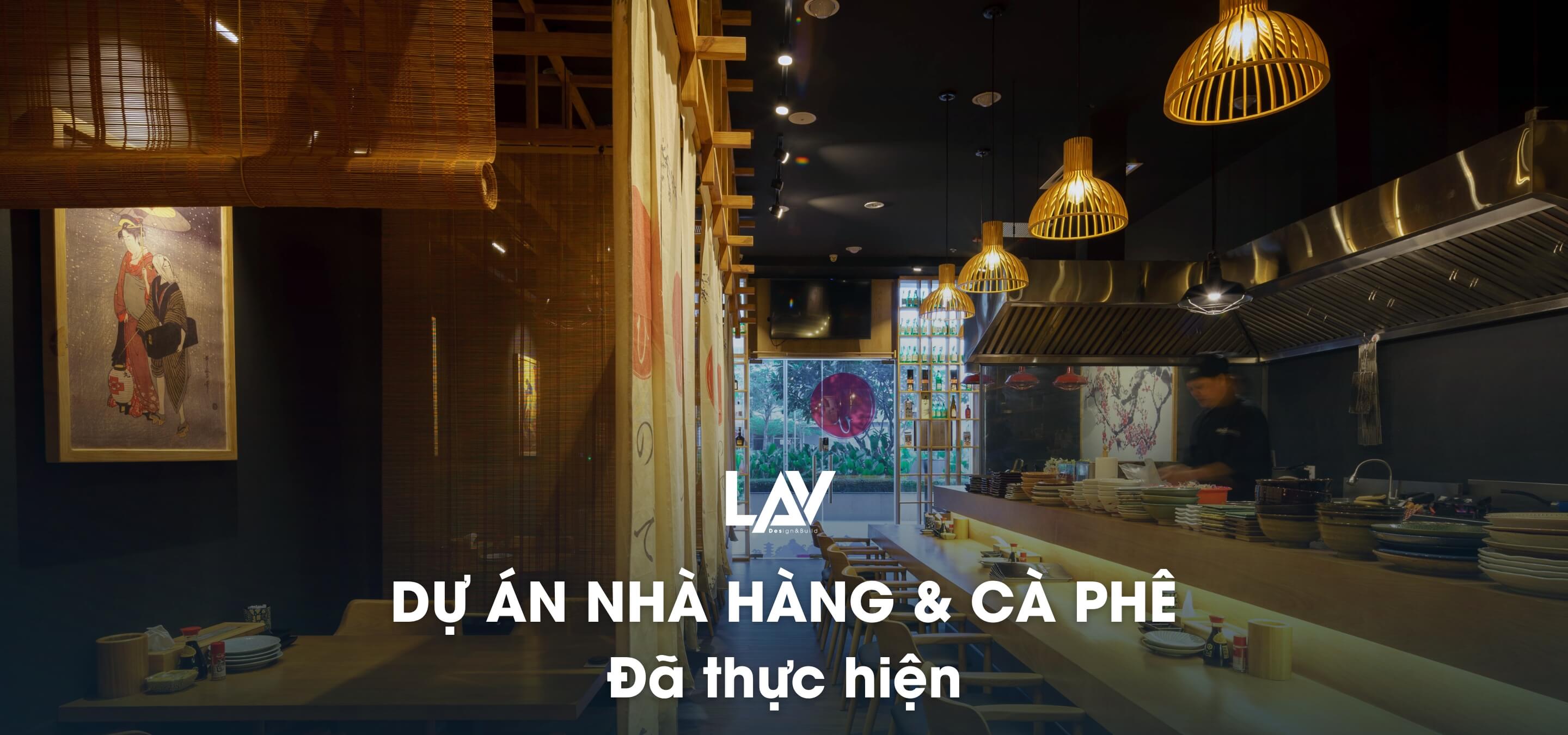 Dự án nhà hàng và cafe đã thực hiện
