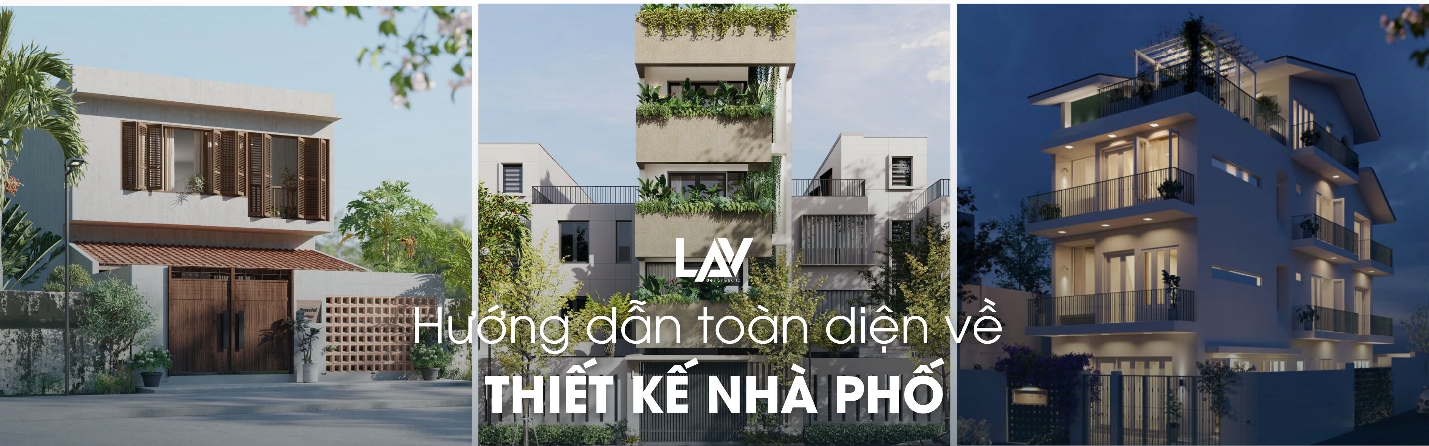 Thiết kế thi công nhà phố